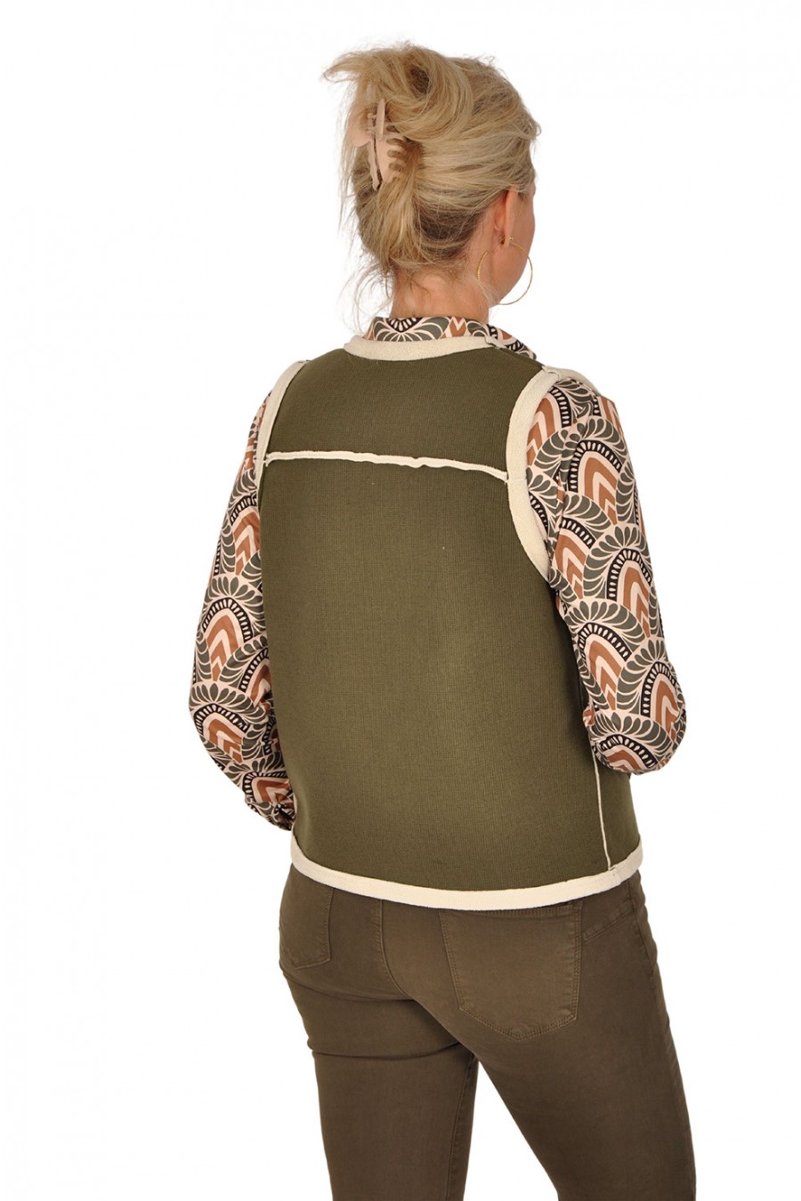 Soft gilet army-ivoor Chastar