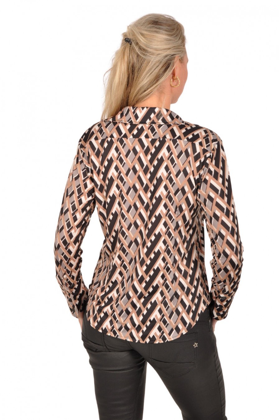 Blouse met dubbele manchet Karen Savinni