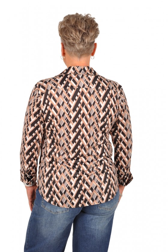 Blouse met dubbele manchet Karen Savinni