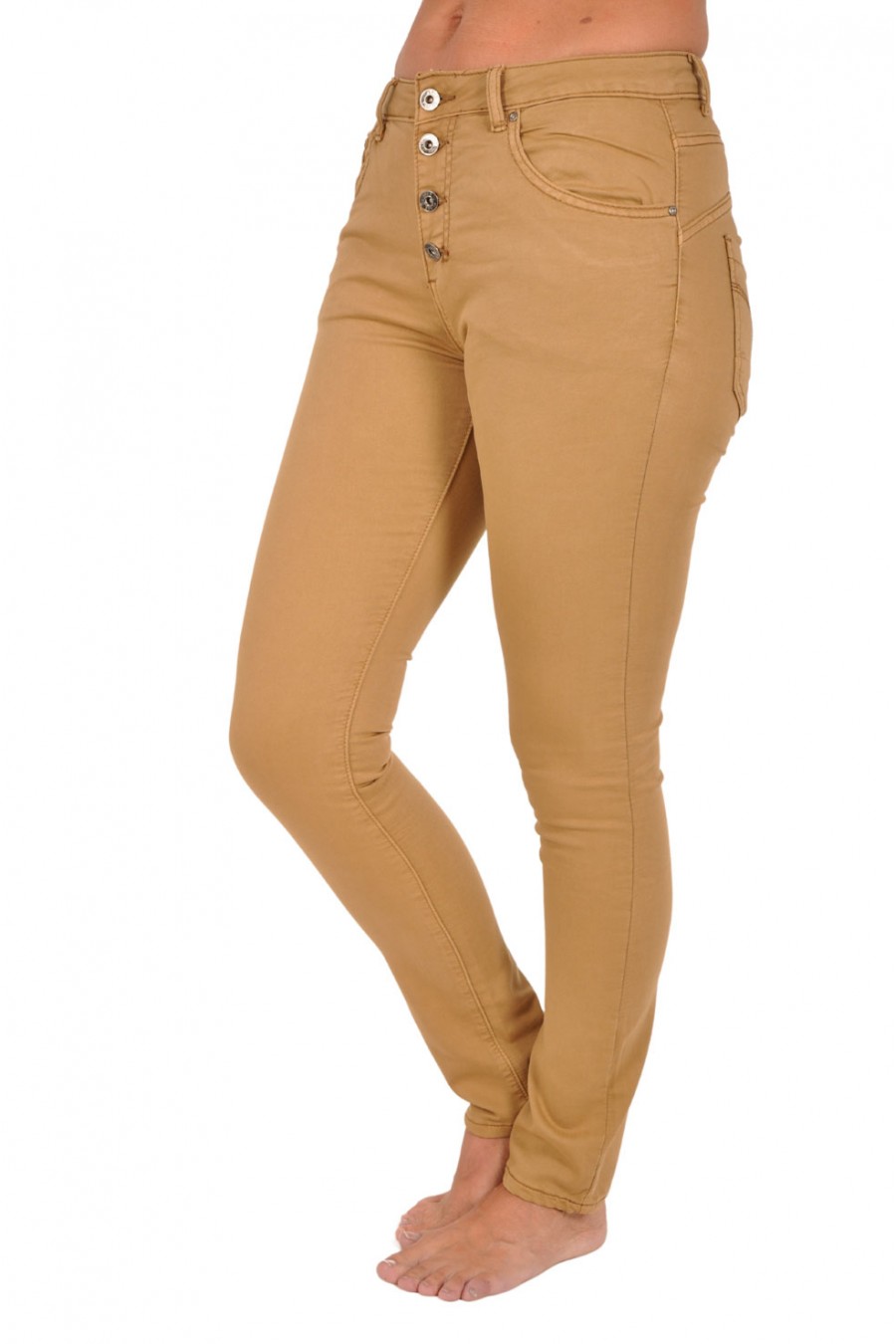 Jogjeans Place du Jour camel knoopsluiting Place du Jour Jogjeans Place du Jour camel knoopsluiting Place du Jour