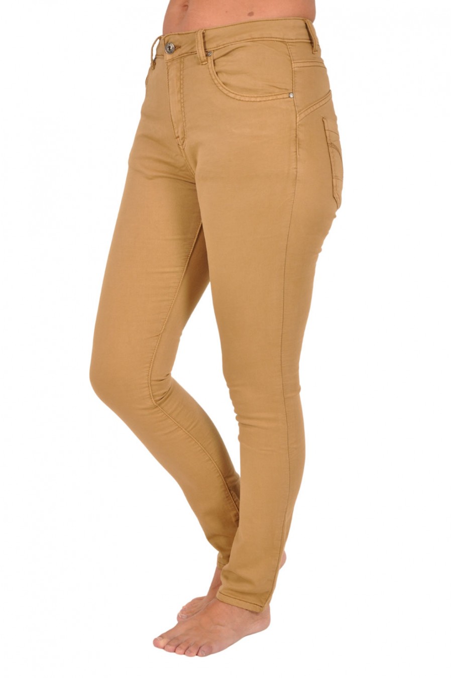Jogjeans Place du Jour camel ritssluiting Place du Jour Jogjeans Place du Jour camel ritssluiting Place du Jour