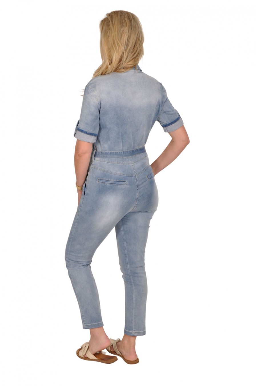Jogjeans Place du Jour Jumpsuit lichtblauw Place du Jour