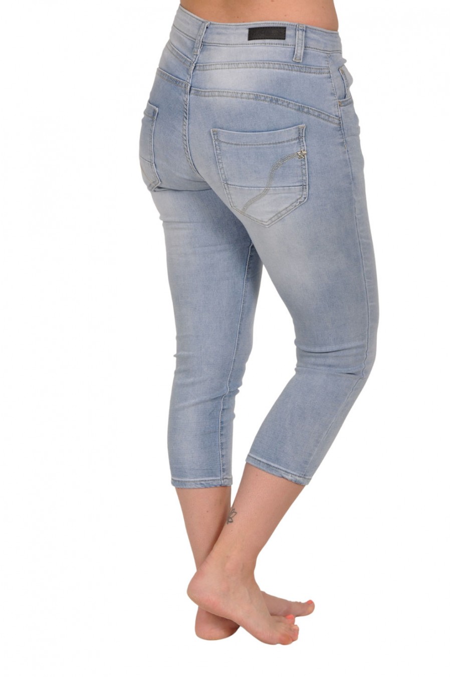 Capri jogjeans Place du Jour lichtblauw ritssluiting Place du