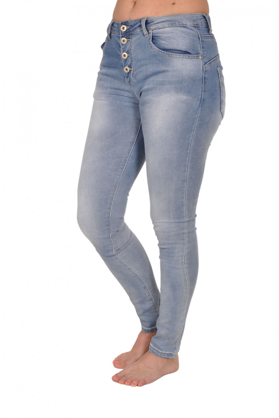 Jogjeans Place du Jour lichtblauw N knoopsluiting Place du Jour Jogjeans Place du Jour lichtblauw N knoopsluiting Place du Jour