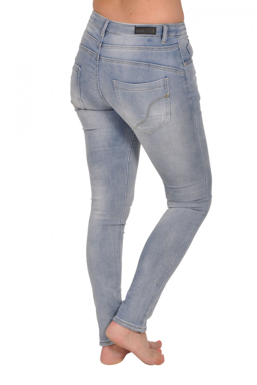 Jogjeans Place du Jour lichtblauw knoopsluiting Place du Jour