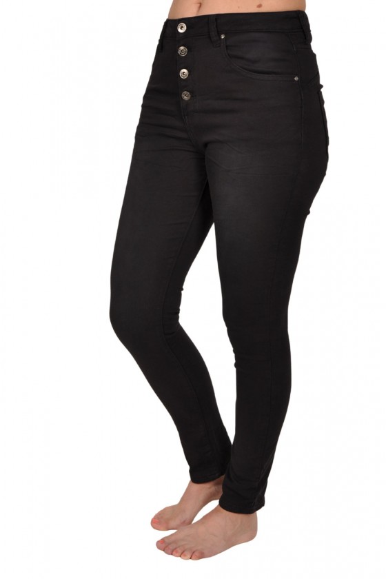 Jogjeans place du Jour zwart N knoopsluiting Place du Jour