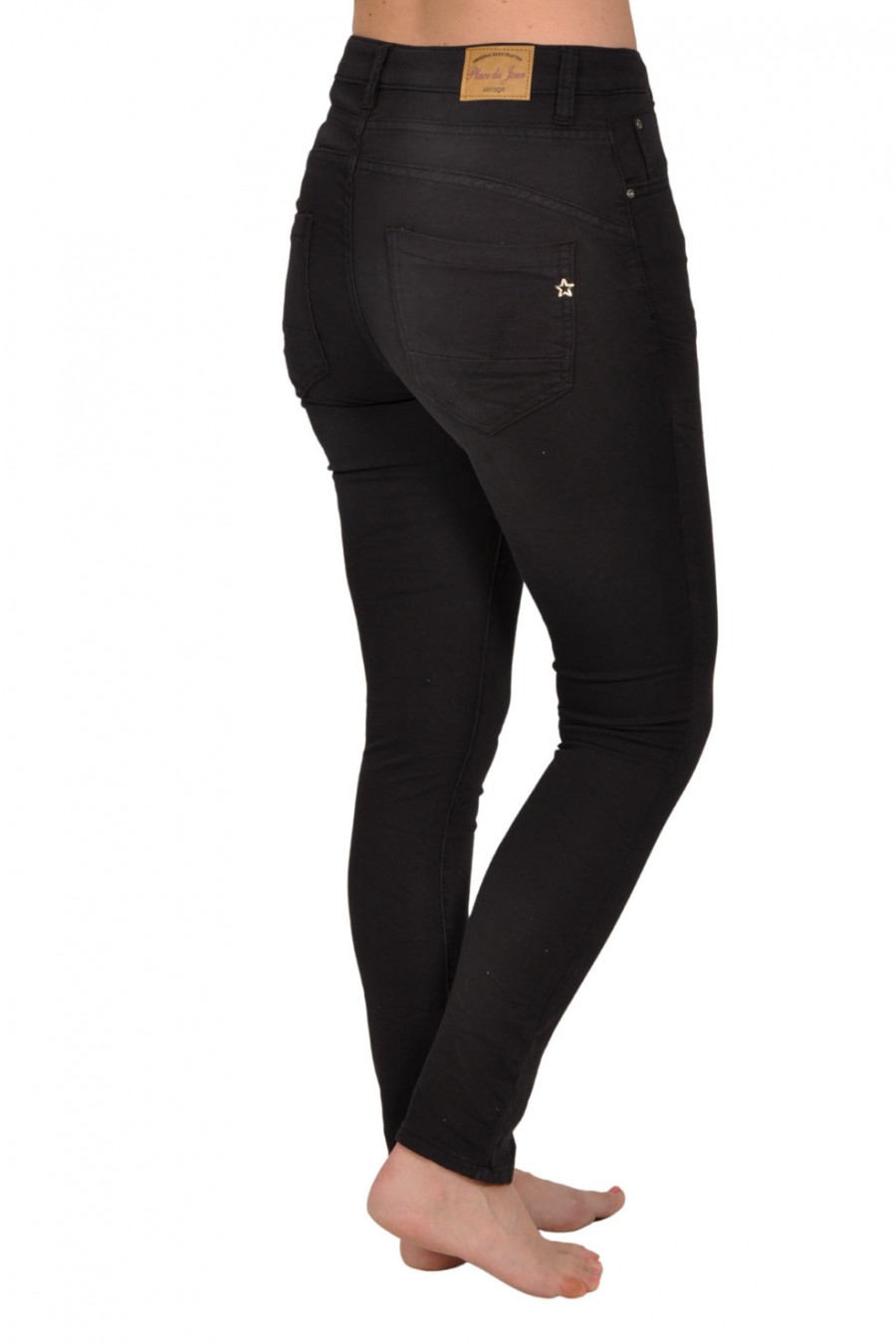 Jogjeans place du Jour zwart N knoopsluiting Place du Jour