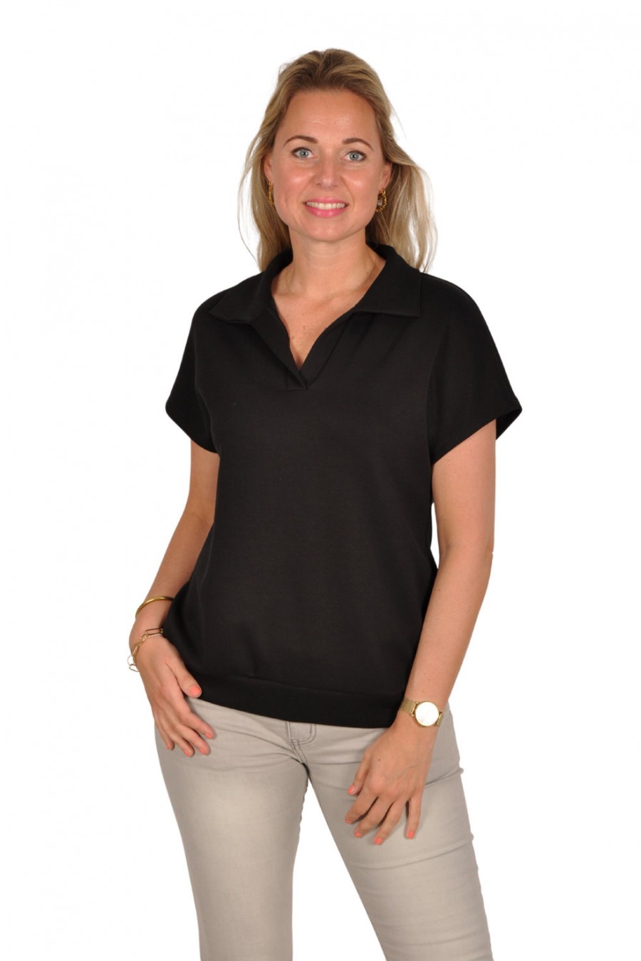 Mooij ultra soft polo zwart Mooij Mooij ultra soft polo zwart Mooij