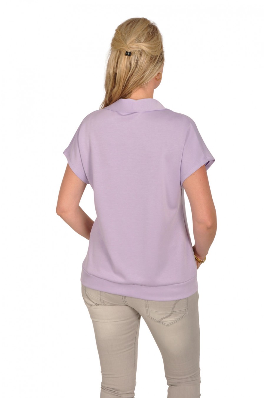 Mooij ultra soft polo lila Mooij