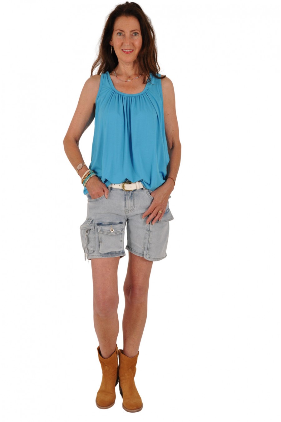 Basic topje always good sky Italia Moda