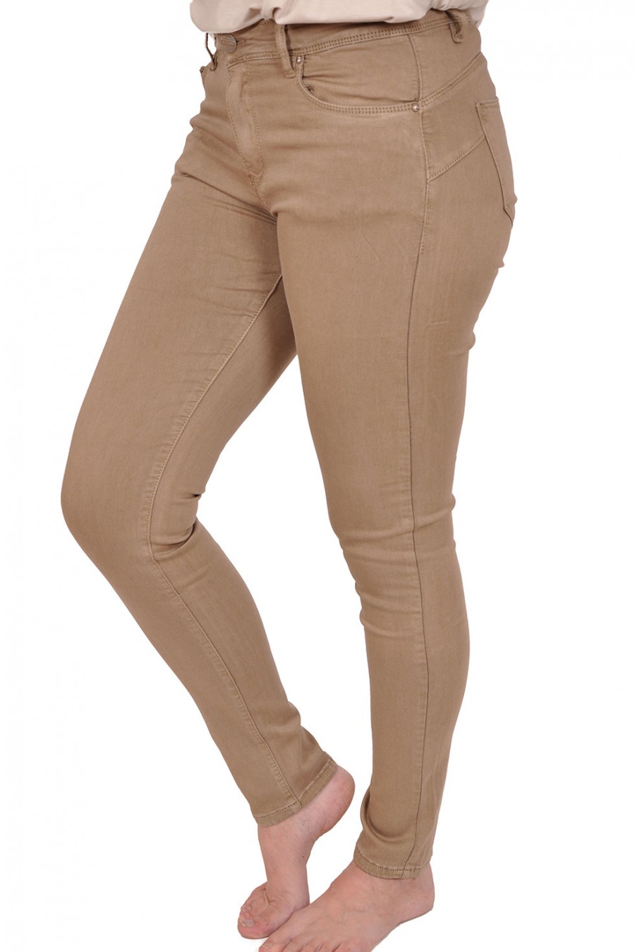 Norfy push up stretch jeans taupe NORFY